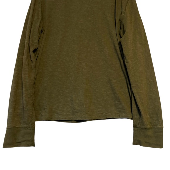 Ralph Lauren Denim & Supply | Green Henley Long Sleeve Size L 100% Cotton - Picture 8 of 12